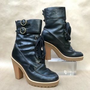 Marc by Marc Jacobs boots, black, rubber sole